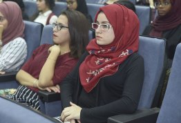 President's meeting with Freshmen Students