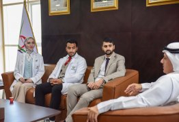Student's Meeting with Chancellor on the World Pharmacists Day