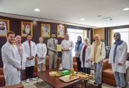Student's Meeting with Chancellor on the World Pharmacists Day
