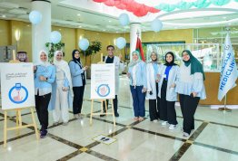 The visit of COP students to Mediclinic Hospital on the World Diabetes Day