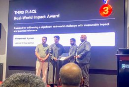 Civil Engineering Students Win Third Place in Engineering Innovation