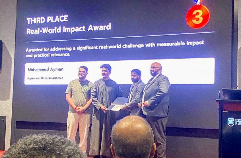 Civil Engineering Students Win Third Place in Engineering Innovation