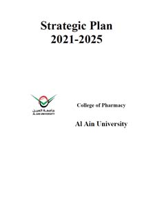 AAU College of Pharmacy - Strategic Plan 2016 - 2020